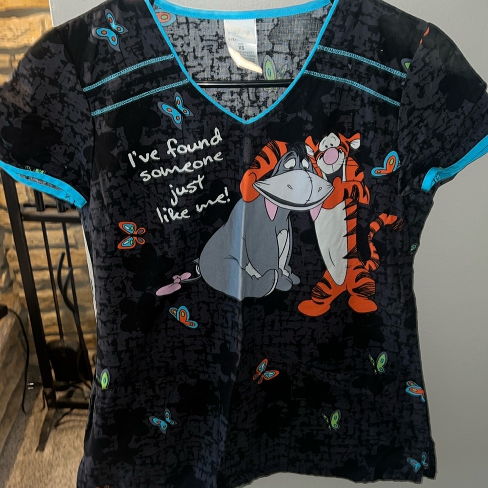 Tigger Scrub Top.